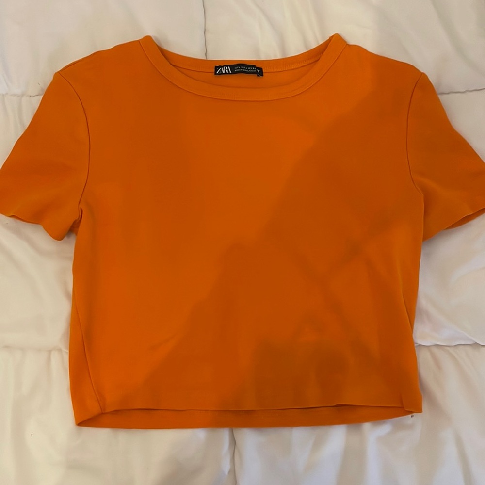 Orange Crop Top